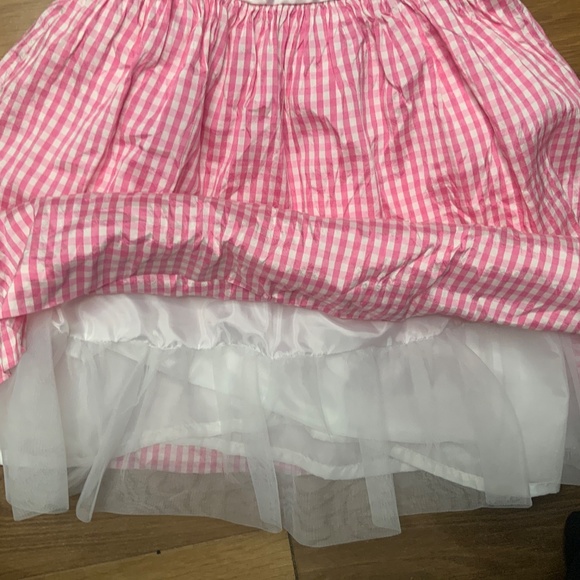 Janie and Jack Pink Gingham Dress With Bow - Picture 4 of 8